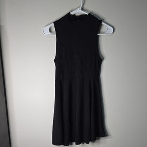 Prince & Fox High Neck Sleeveless Skater Dress